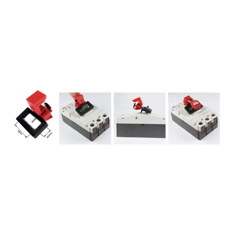 Klemmbare Leistungsschalterverriegelungen