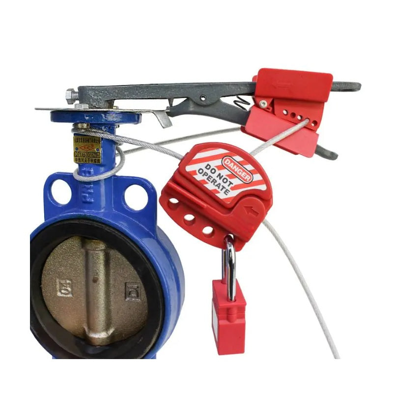 Butterfly Valve Lockout - Adjustable