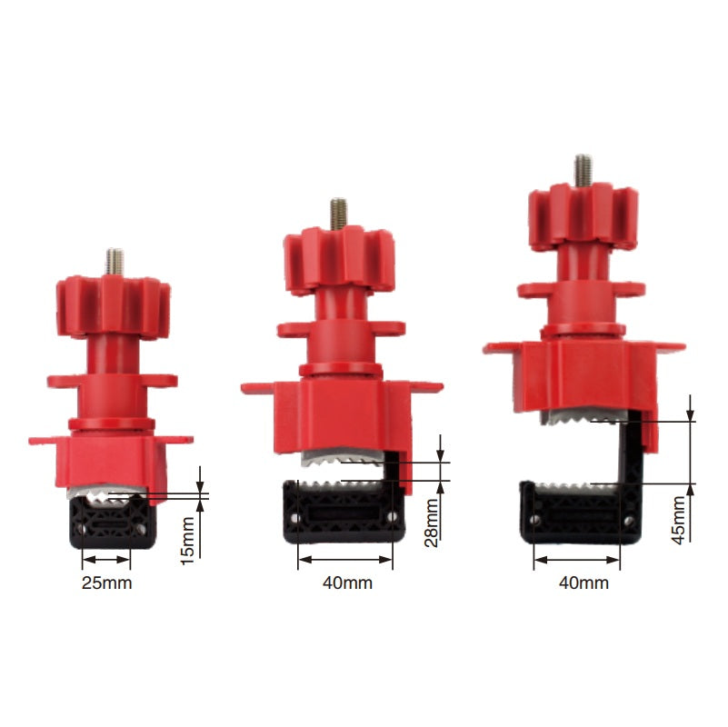 Vergrendeling voor vlinder-/universele afsluiters