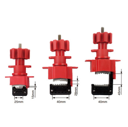 Vergrendeling voor vlinder-/universele afsluiters