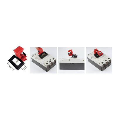 Klemmbare Leistungsschalterverriegelungen