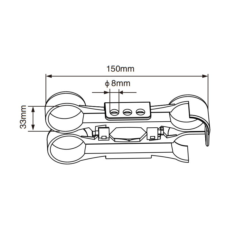 Butterfly Valve Lockout - Pull Handle