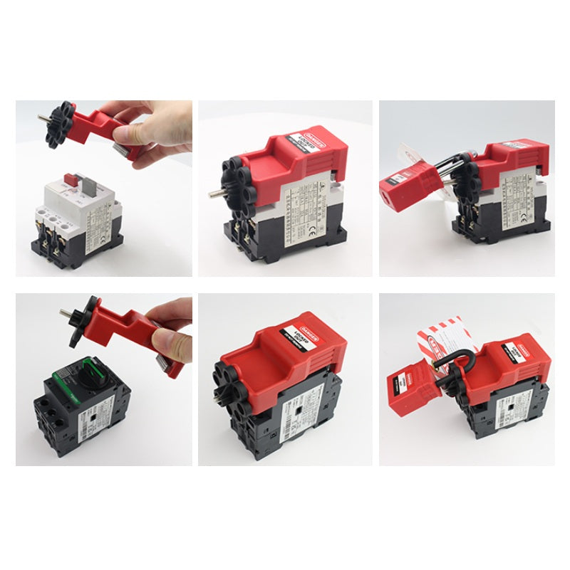 Vergrendeling voor drukknop-/draaimotorschakelaar