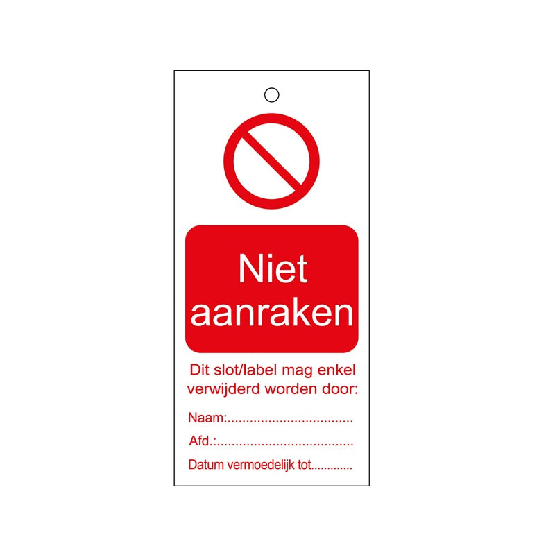 Warning Tags - Dutch