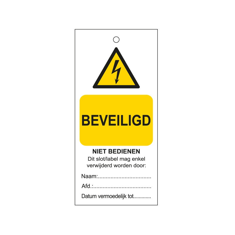 Warning Tags - Dutch