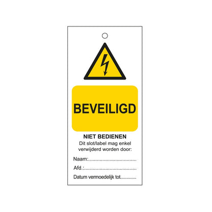 Warning Tags - Dutch
