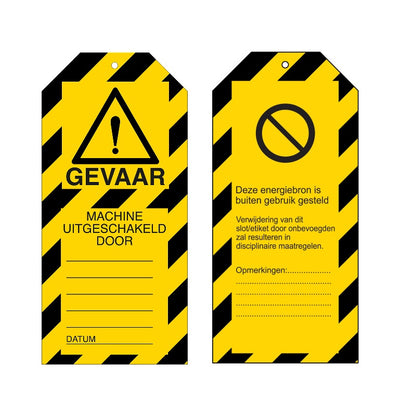 Warning Tags - Dutch