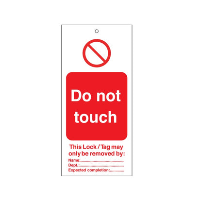Warning Tags - English