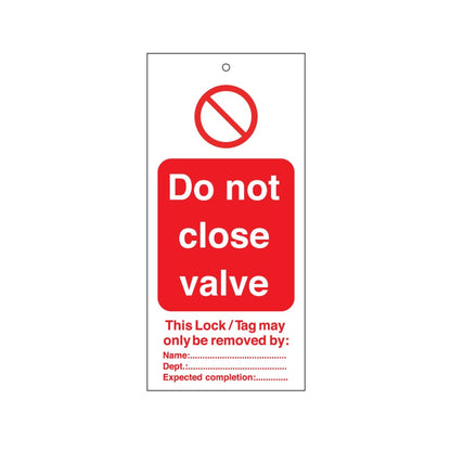 Warning Tags - English