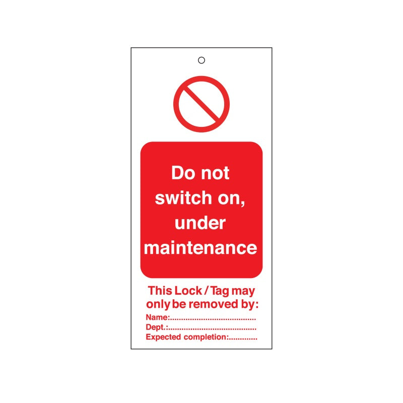 Warning Tags - English