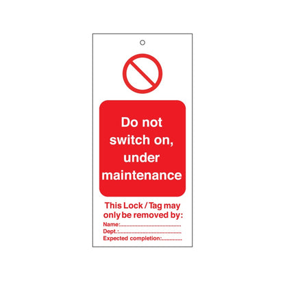 Warning Tags - English