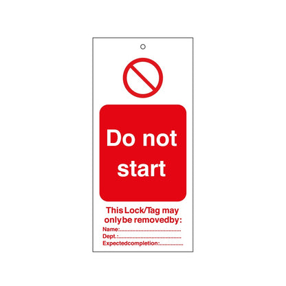 Warning Tags - English