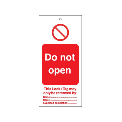 Warning Tags - English