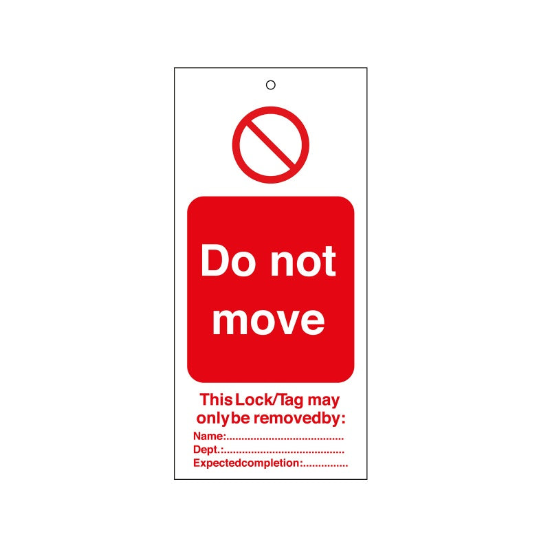 Warning Tags - English