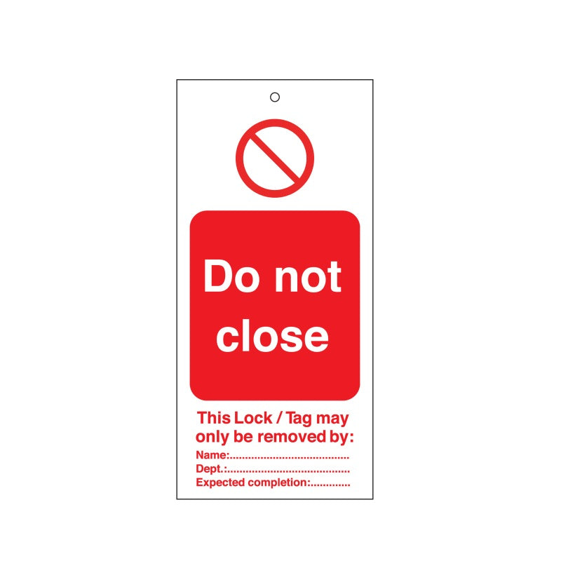 Warning Tags - English