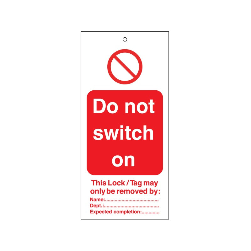 Warning Tags - English
