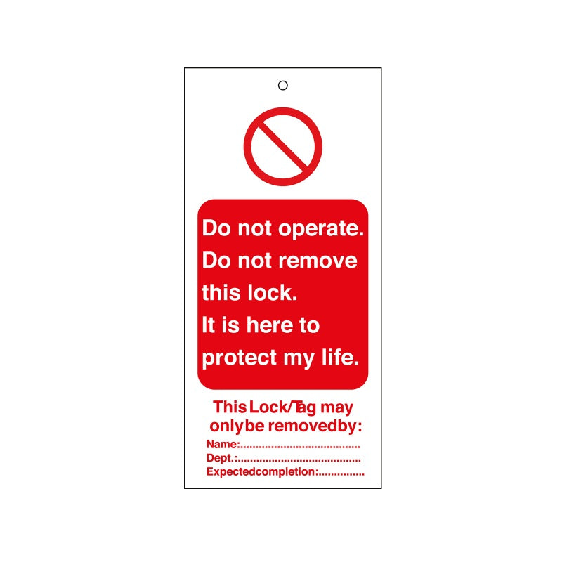 Warning Tags - English