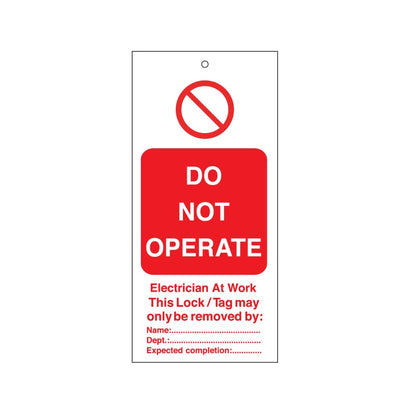 Warning Tags - English