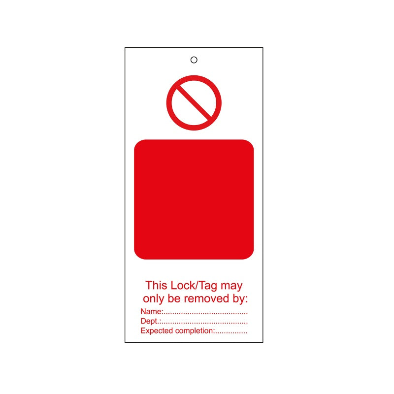 Warning Tags - English