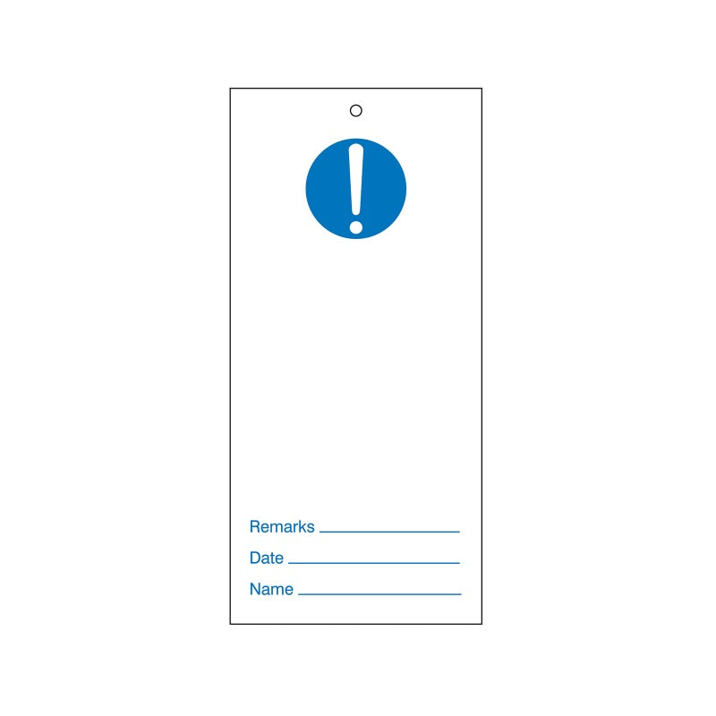 Warning Tags - English