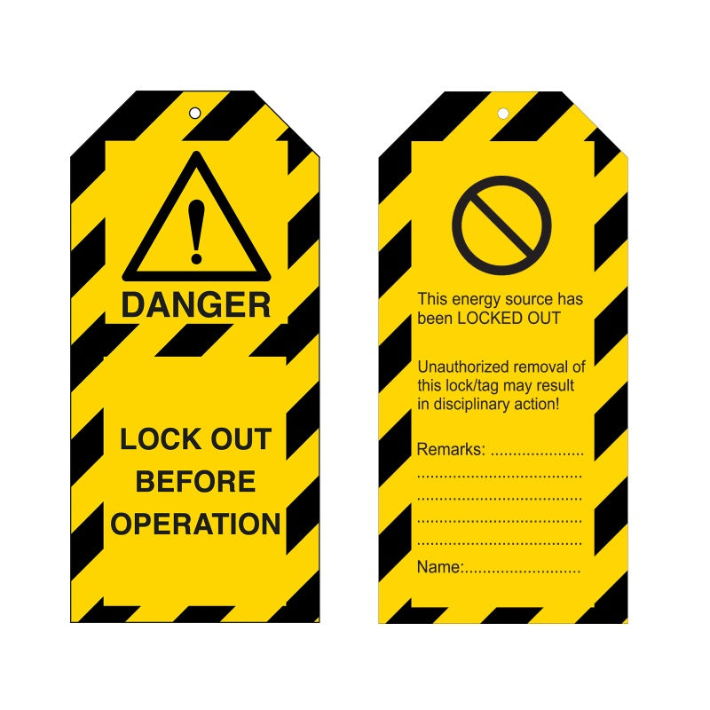 Warning Tags - English