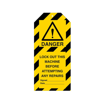 Warning Tags - English