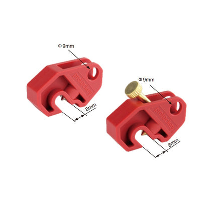 Vergrendeling voor stroomonderbrekers, maten 6/8/10,5 en 20,7 mm