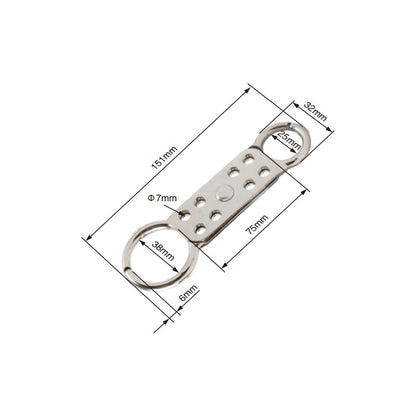 Stubby Lockout Dubbele Hasp Staal of Aluminium
