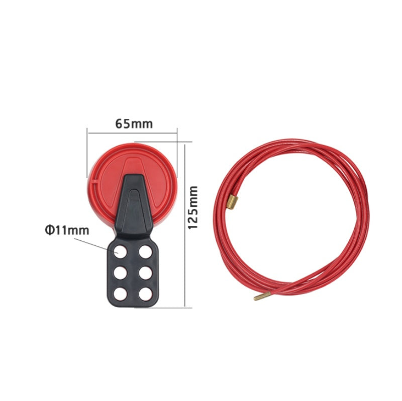 Verstelbare kabelvergrendeling - 2,0 m x 4,3 mm kabel