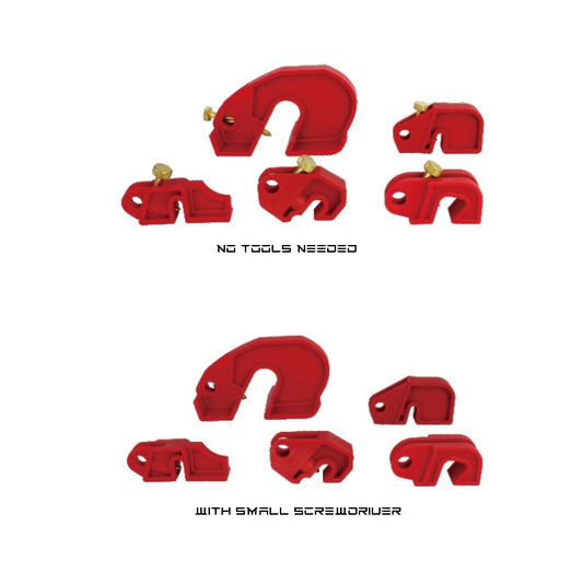 Circuit Breaker Lockout Sizes 6/8/10.5 and 20.7 mm