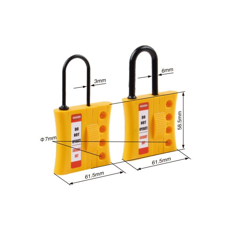 Verriegelungshaspe aus Nylon