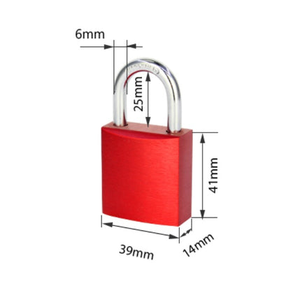 Aluminium behuizing hangslot